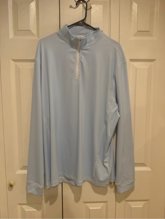 Rorie Whelan Other - Men's Light Blue Quarter-Zip Shirt Jacket - Lightweight Layer